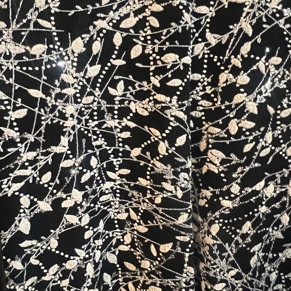 ALEX EVENINGS Full Zip Jacket Top Plus Size 2X Glitter Knit - Picture 4 of 4